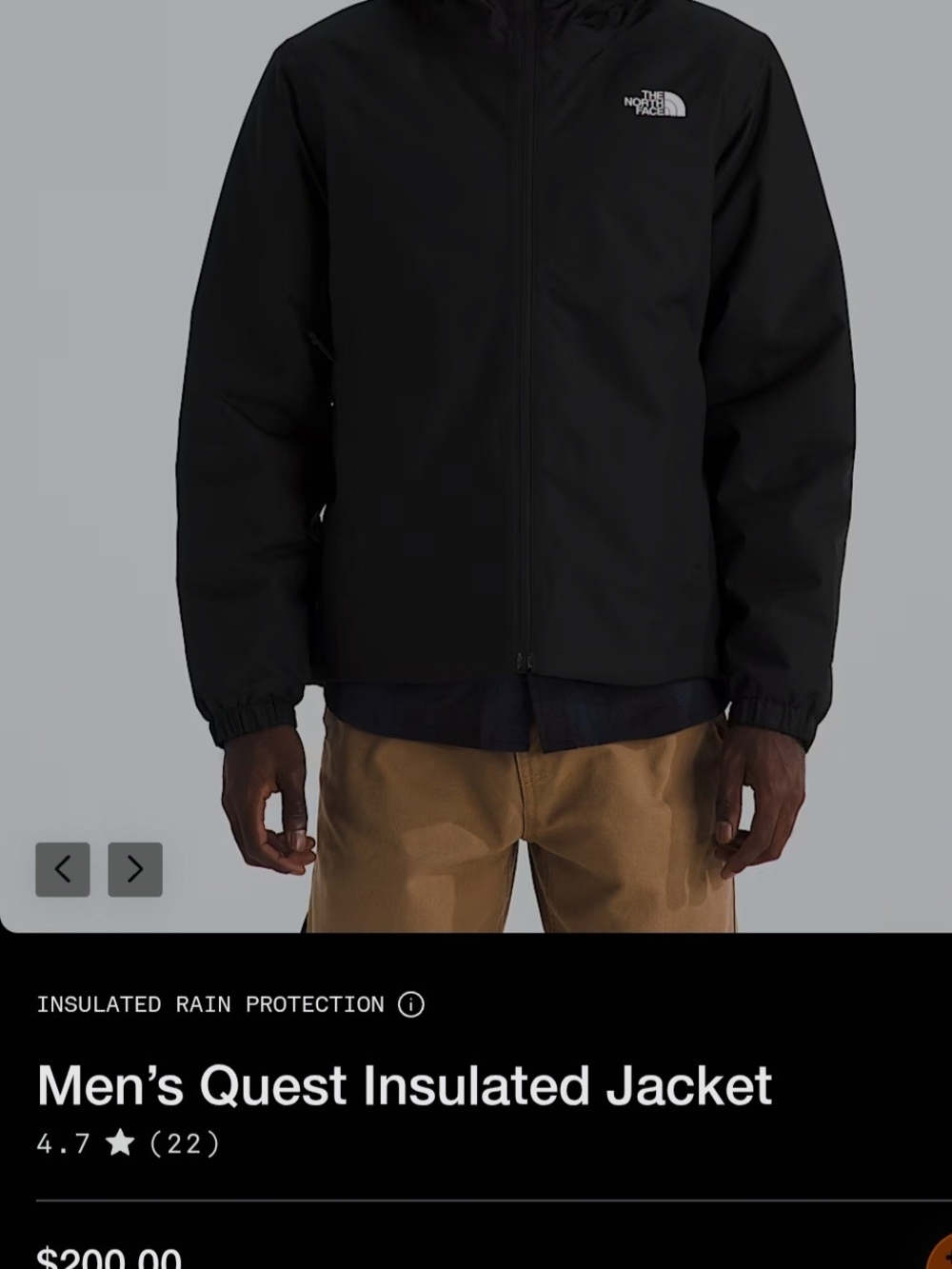 The North Face 2-in-1 Waterproof Insulated Jacket 🖤